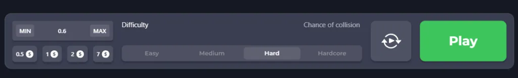 Difficulty Options and Levels